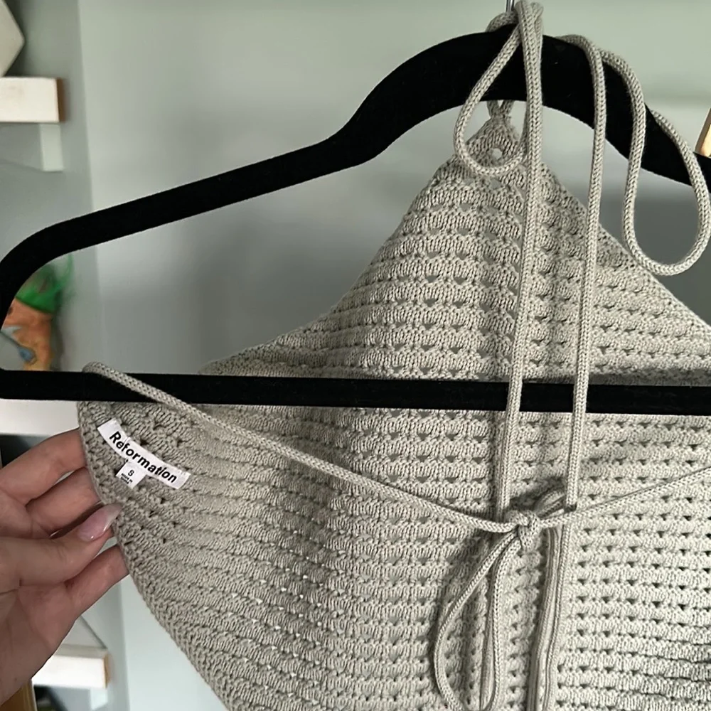 Reformation Woven Knit Two Piece Set - Picture 4 of 8